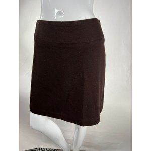 Express Vintage Y2K Pencil Skirt  6 Brown   65% Rayon 35% Wool